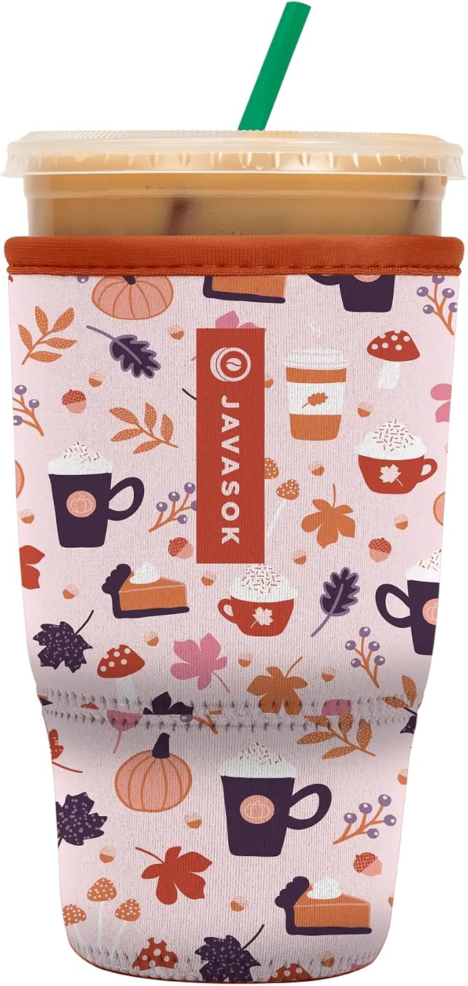 Sok It JavaSok Iced Coffee & Cold Soda Insulated Neoprene Cup Sleeve by SokIt
