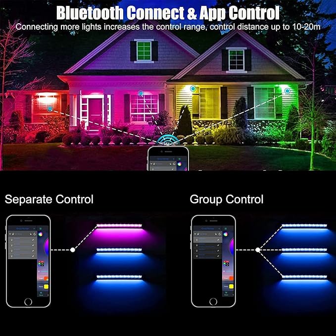 50W RGB Wall Washer Light, RGB Light Bar LED Smart Wall Lights - Image 5