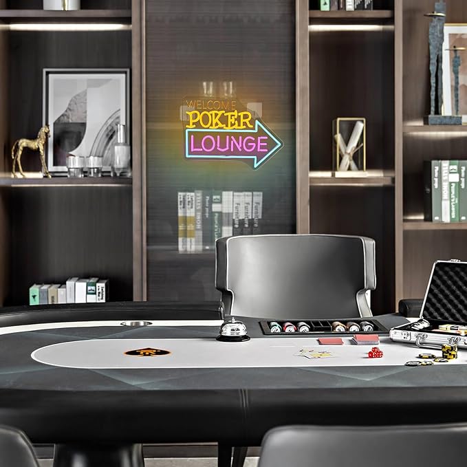 Looklight Welcome Poker Lounge Neon Sign - Image 2