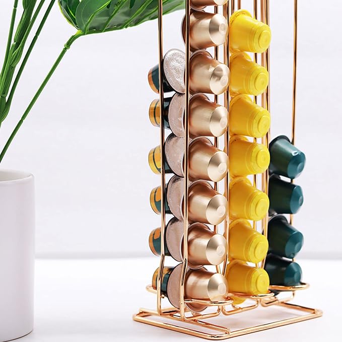 Coffee Capsules Storage Holder Organizer Holding 60PCS Capsule Coffee Pod Rack - Image 5