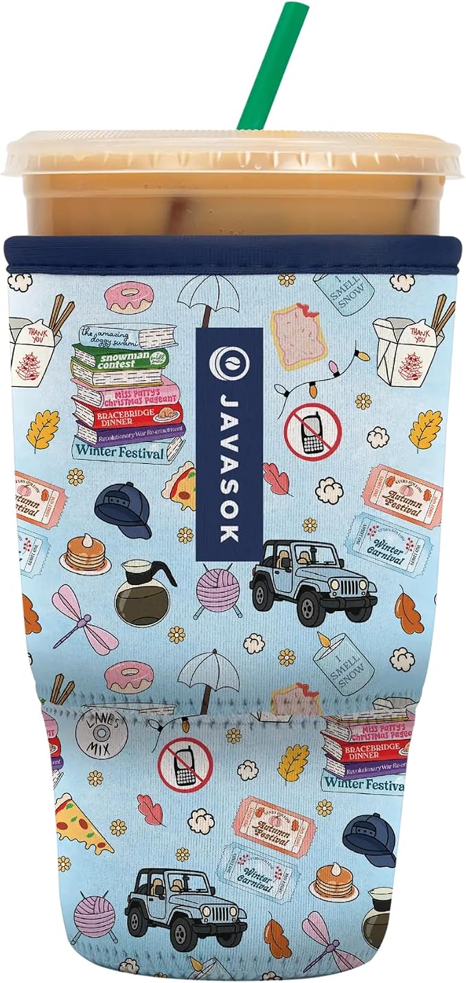 Sok It JavaSok Iced Coffee & Cold Soda Insulated Neoprene Cup Sleeve by SokIt