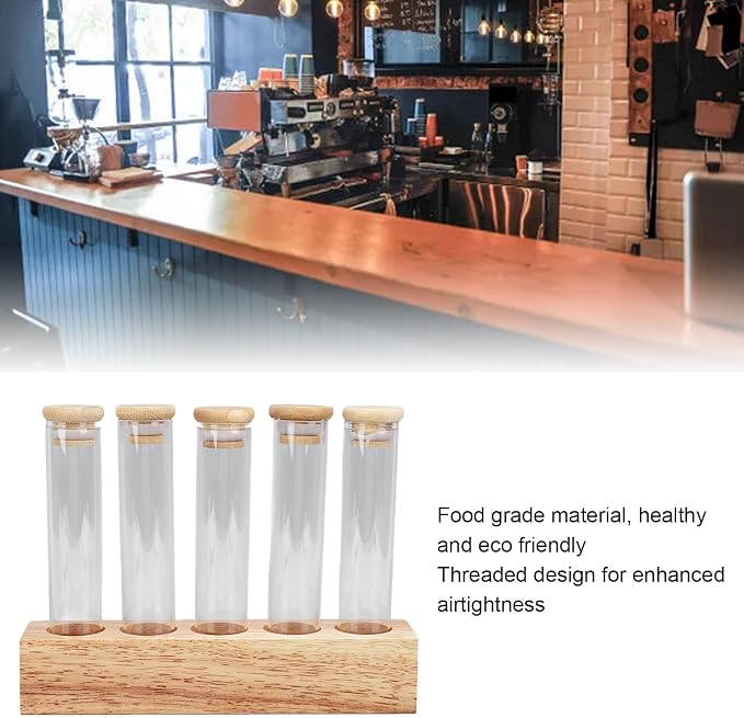 Yosoo Health Gear Coffee Bean Jars Canisters, Glass Coffee Storage Containers - Image 7