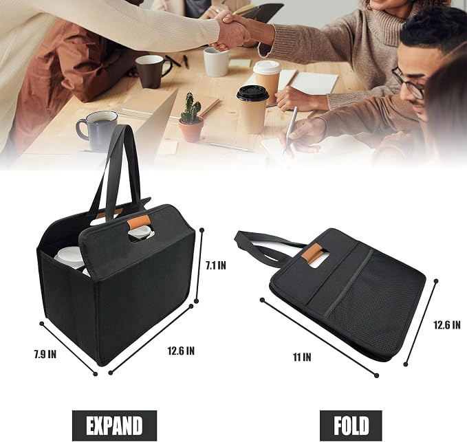 Foldable 6 Cup Drink Carrier - Image 2