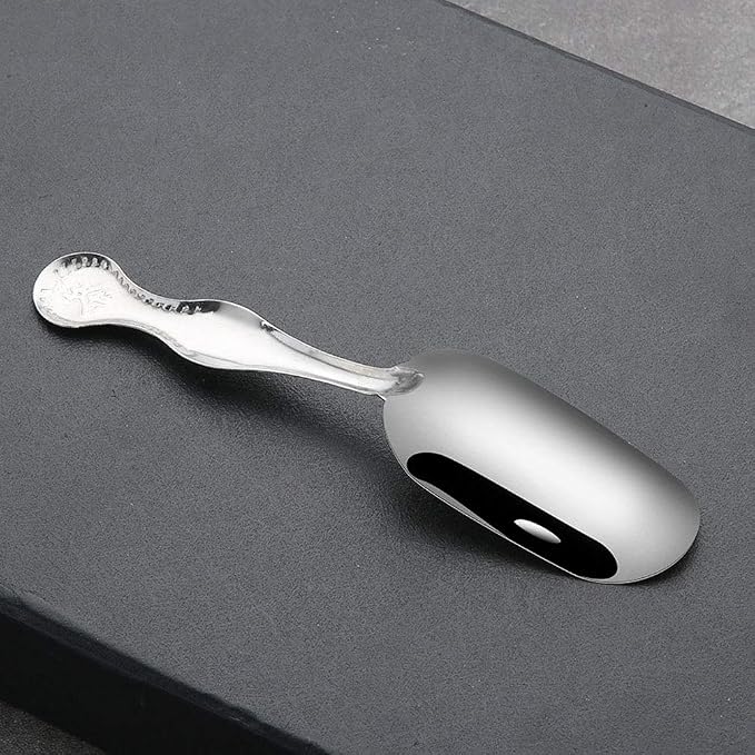 4 Pcs Stainless Steel Small Tea Scoops Spoon - Image 3