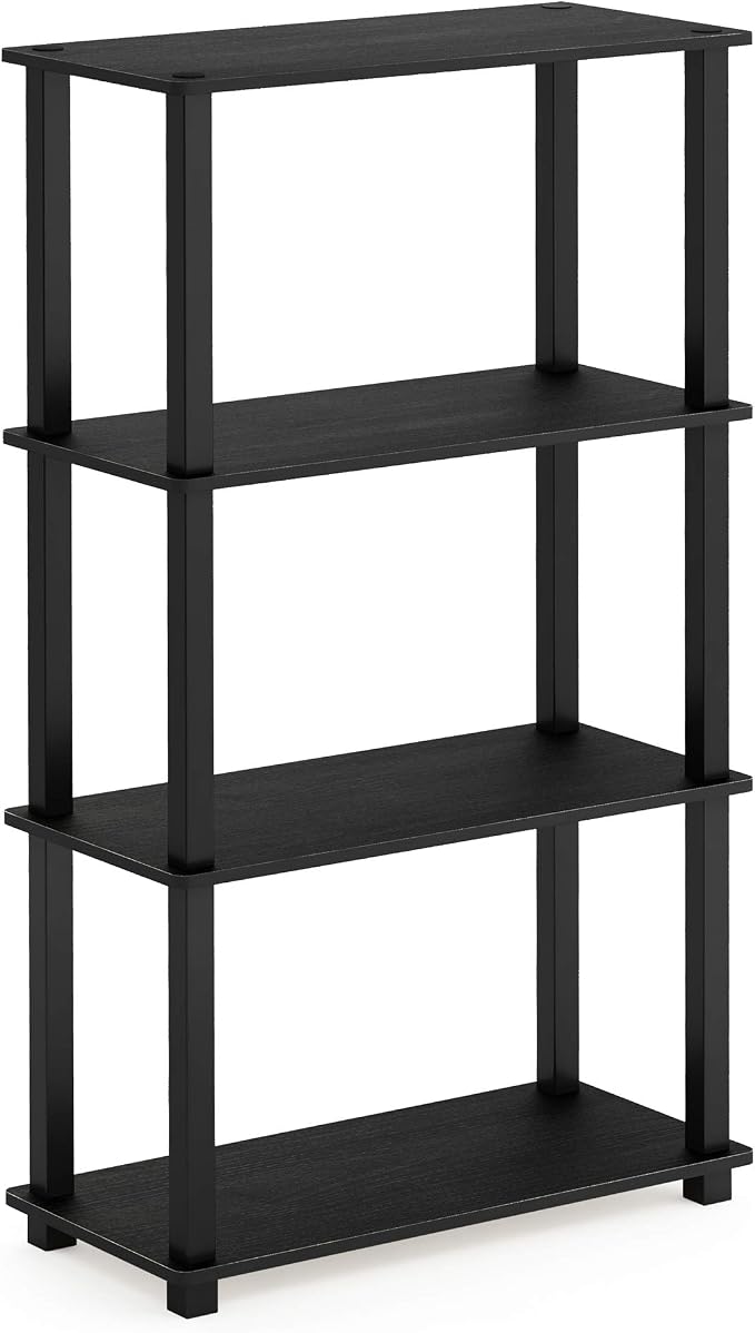 Furinno Turn-S-Tube 4-Tier Storage Shelves Bookshelf - Image 4