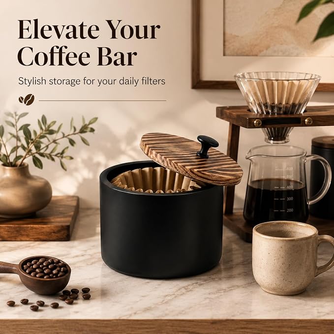 Sokfone Wooden Coffee Filter Holder - Image 2