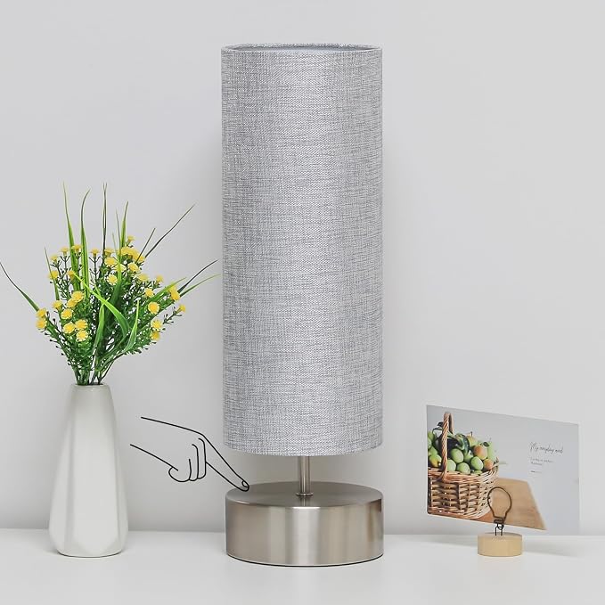 Bedside Touch Lamp, 3 way Touch Control Table Lamp by Seasidevillage