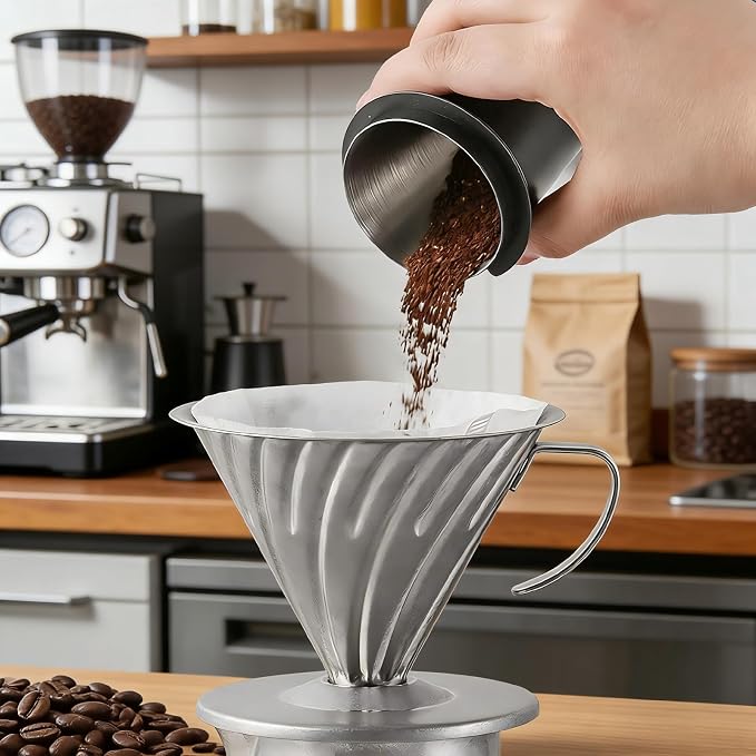 Coffee Dosing Cup 53mm, Stainless Steel Dosing Cup Compatible - Image 5