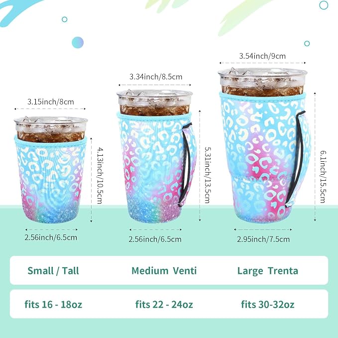 Iced Coffee Sleeve Insulator Sleeves - Image 2