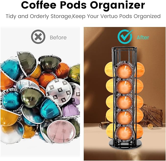 Coffee Pod Stand Holder for Nespresso Vertuoline 20 Pods, Coffee Bar Vertuo Pod - Image 7