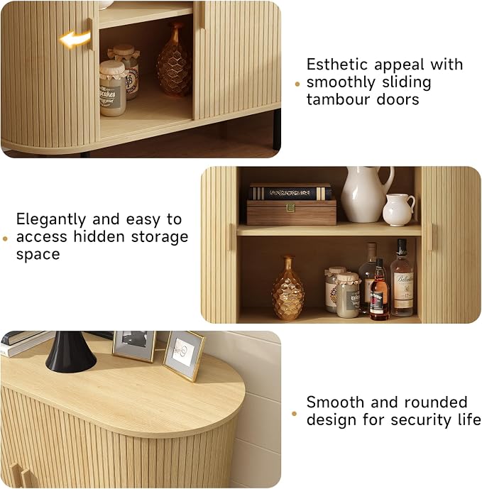ONBRILL 40" Sideboard Buffet Cabinet - Image 6