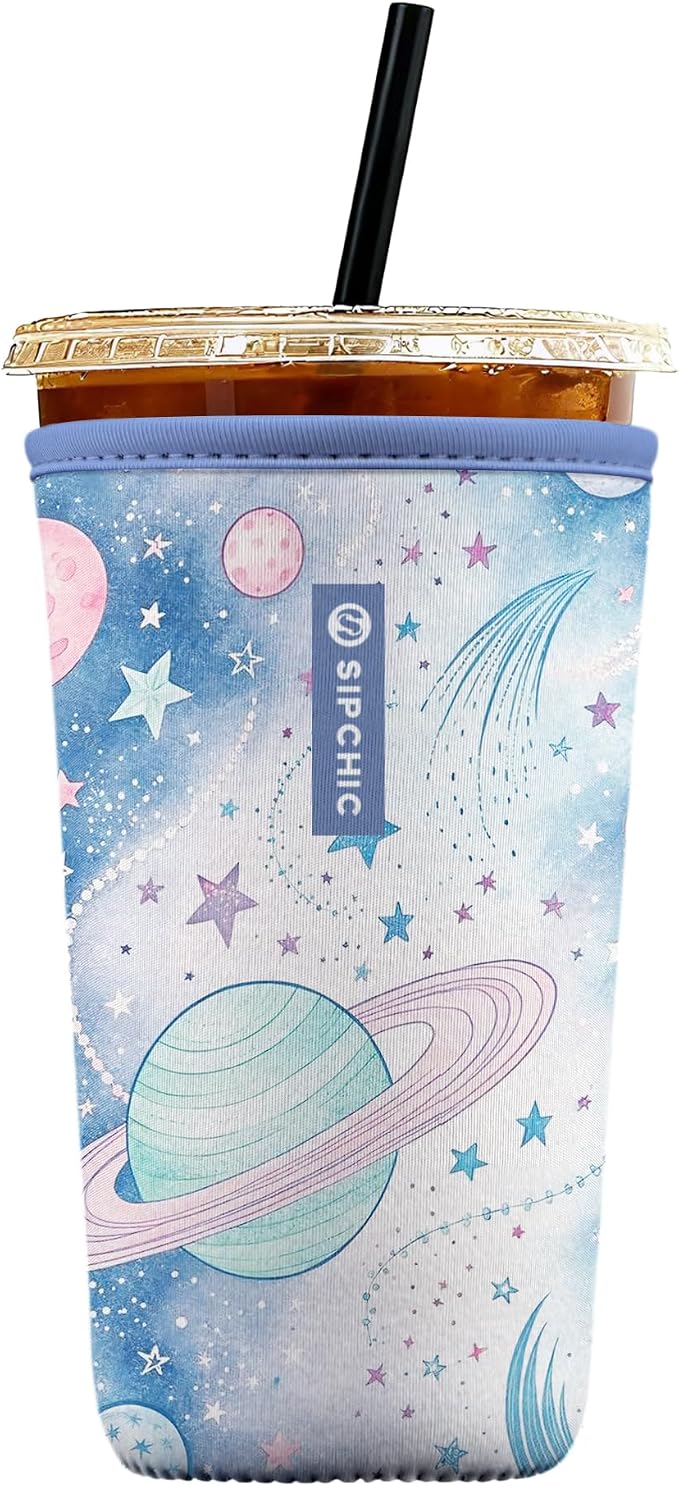 Iced Coffee Sleeve – Neoprene Reusable Cup Sleeves by Unknown