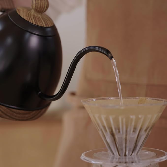 Electric Stainless Steel Gooseneck Kettle Temperature Control Variable - Image 2