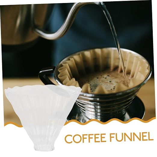 2pcs Durable Heat-Resistant Glass Coffee Dripper Funnel - Image 4
