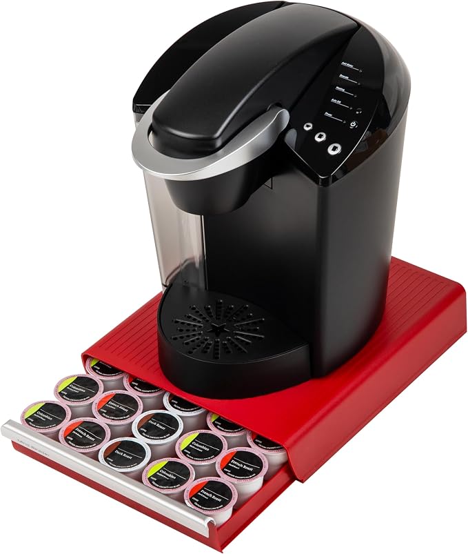 Mind Reader Single Serve Coffee Pod Drawer, 30 Pod Capacity, 5 Row Organizer - Image 5
