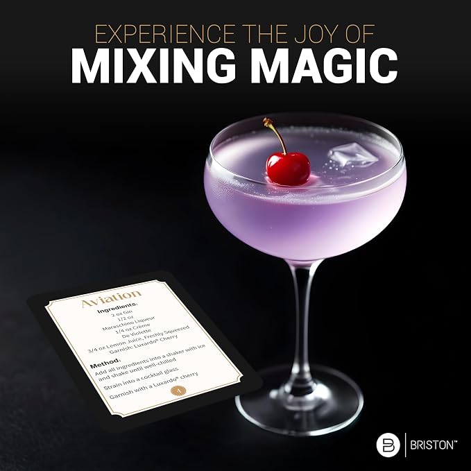 Cocktail Recipe Cards Set – 52 Bartender Drink Recipes - Image 7