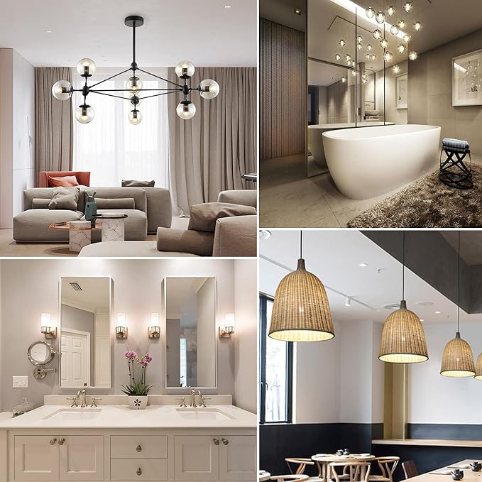 Dimmable G16.5 LED Bulbs, E26 Edison LED Light Bulbs, 6W Equal 60 Watt Light - Image 8