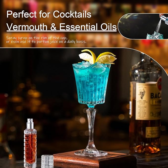 Cocktail Atomizer Spray Bottle, 30ml Vermouth Atomizer Sprayer, Bitters & - Image 3
