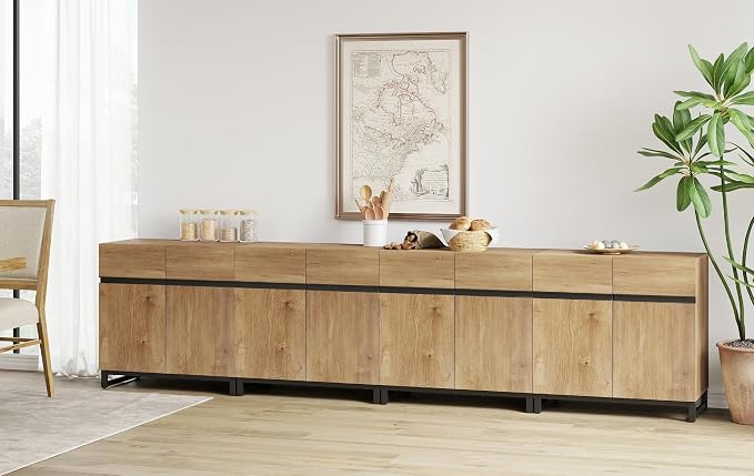 WAMPAT Sideboard Buffet Cabinets, Modern Sideboard - Image 3
