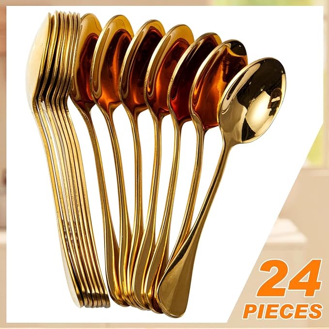 Yaocom 24 Pcs 3. 54" Tiny Spoons - Image 2