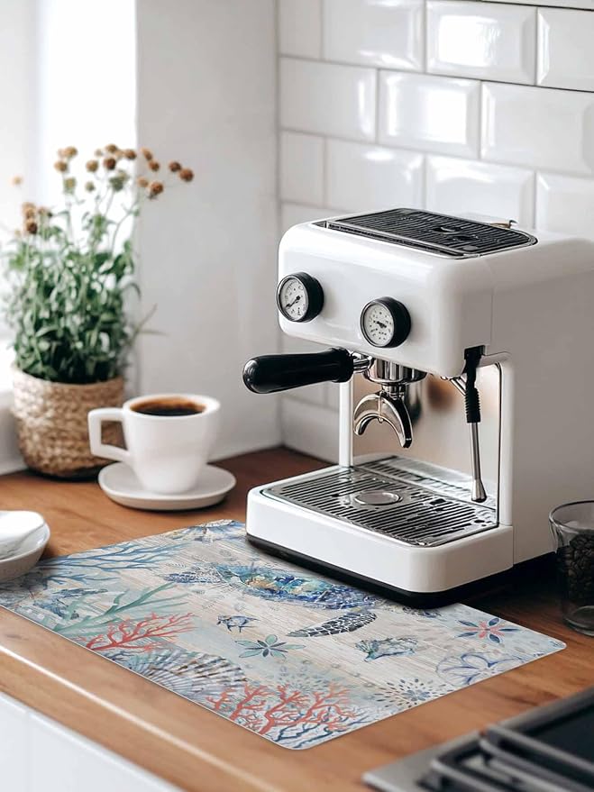 Coastal Turtle Coffee Mat Small - Image 9