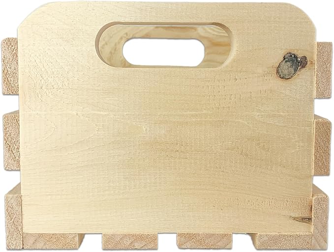 Wilson Small Wooden Pine Crate for Storage and Decoration at Home, and Retail - Image 4
