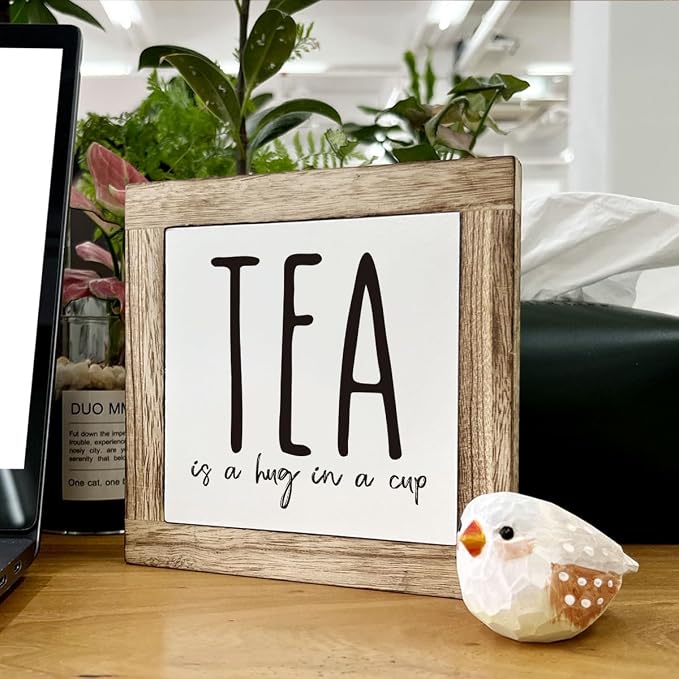 Tea is A Hug in A Cup, Wooden Box Signs - Image 6