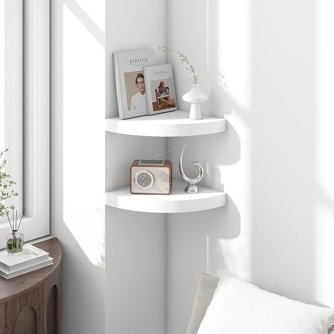 Fun Memories Floating Corner Shelves Set of 2 - Image 2