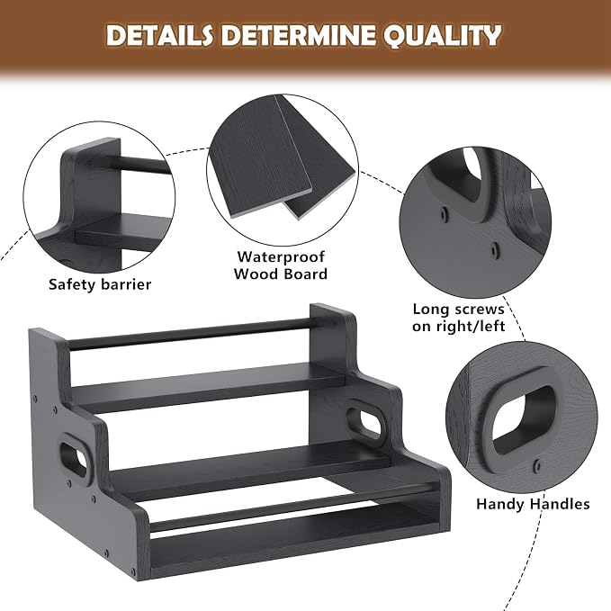 Liquor Bottle Display Shelf, LED Wine Bottle Display Rack - Image 6