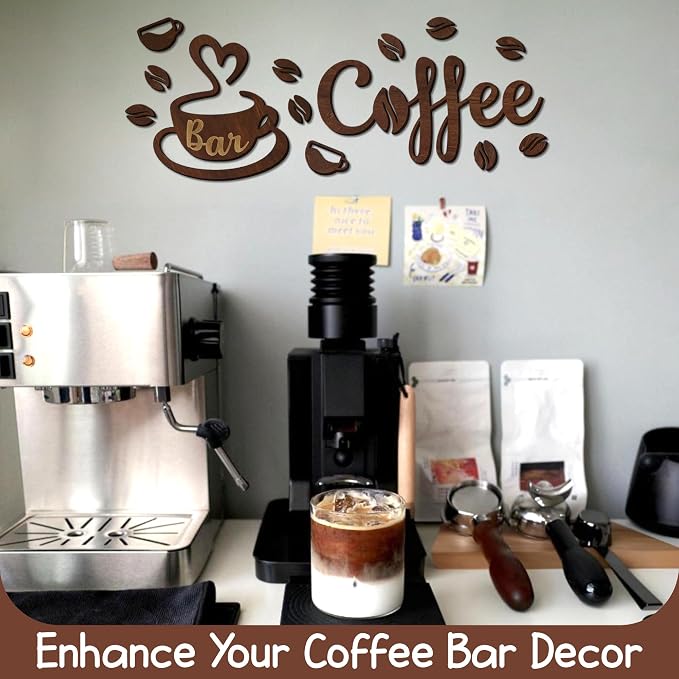 Woodamore Coffee Bar Signs for Wall Decor - Image 4