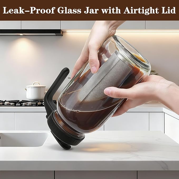 Cold Brew Coffee Maker, 64oz Cold Brew Pitcher - Image 2