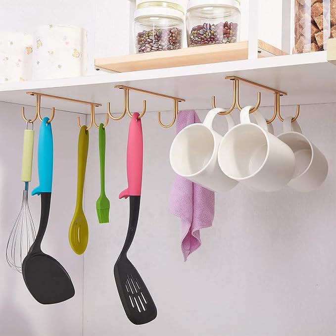 FOMANSH Mug Rack Under Cabinet - Image 7