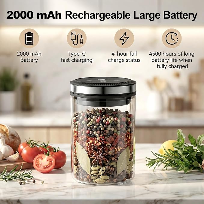 GVODE Vacuum Coffee Canister, - Image 4