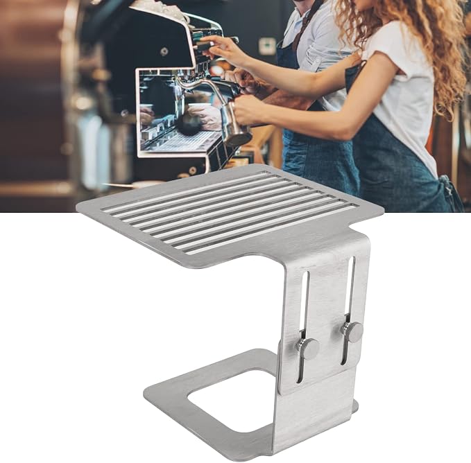 Fdit Coffee Machine Scale Rack, Stainless Steel, Height Adjustable, Weighing - Image 5