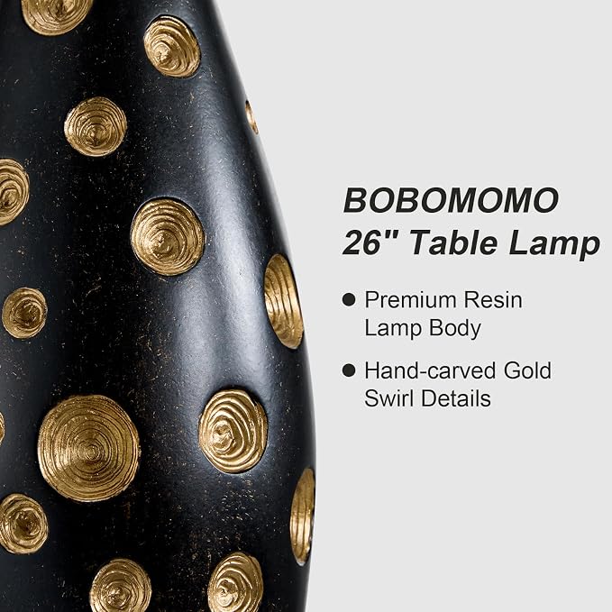 BOBOMOMO 26” Table Lamps Set of 2 - Image 2