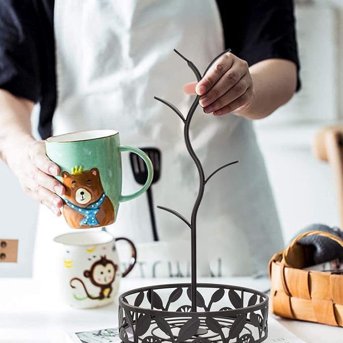 VANRA Mug Tree Holder Stand Coffee Mug Rack Countertop - Image 3