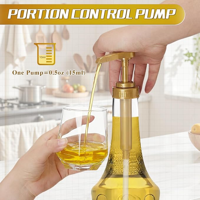 6 Pcs Coffee Syrup Pump Dispenser - Image 3
