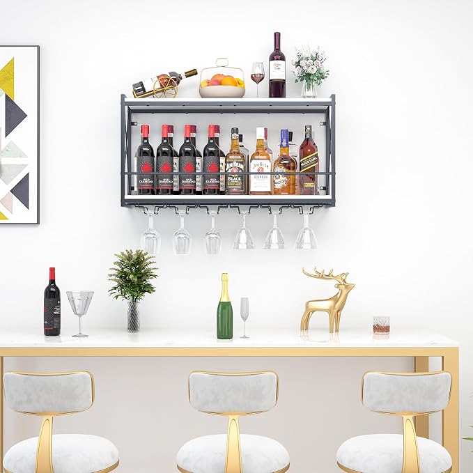 Dokser Wine Rack Wall Mounted Shelf - Image 5