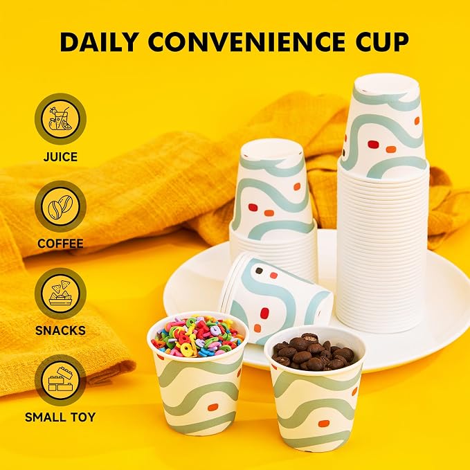 RACETOP Paper Cups 3 oz, Bathroom Cups 3 oz, Disposable Bathroom Paper Cups - Image 5