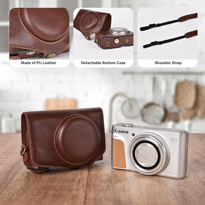 kinokoo Case for Canon PowerShot SX720 HS/SX730 HS/SX740 HS Digital Camera - Image 4