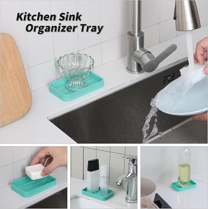 MicoYang Silicone Kitchen Sink Organizer Tray - Image 4