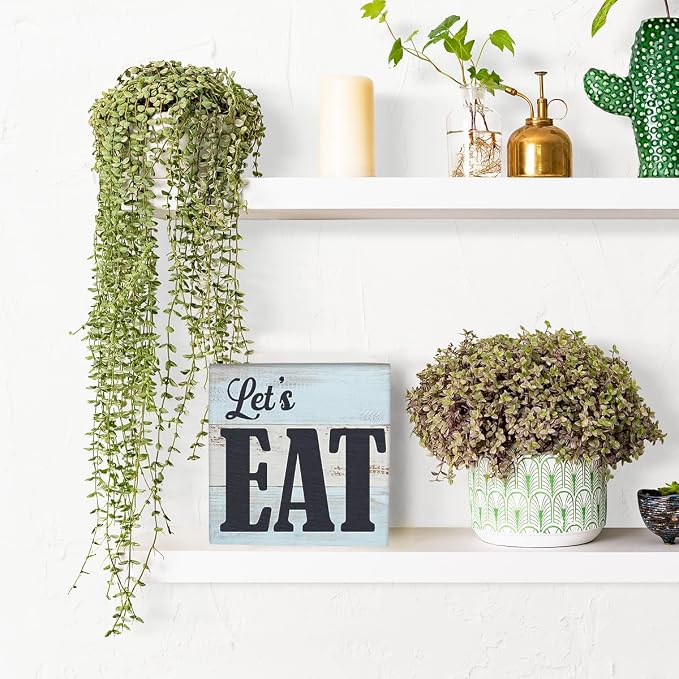 Kitchen Decor Desk Decor Wooden Box Sign Funny Housewarming Gift Rustic Black - Image 6