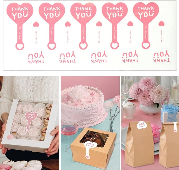Beyonday 300pcs Handmade Lollipop Baking Stickers - Image 4