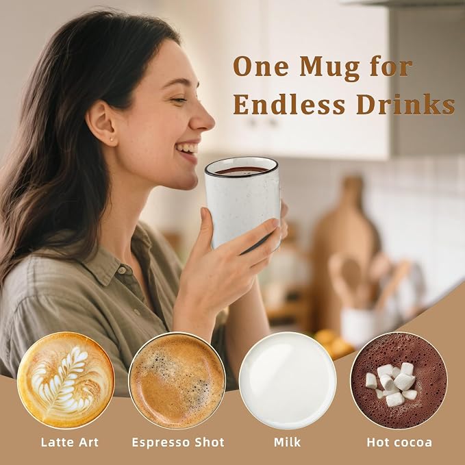 Coffee Mugs Set of 6, 12 oz Coffee Cups Ceramic, Coffee Cup Set - Image 5