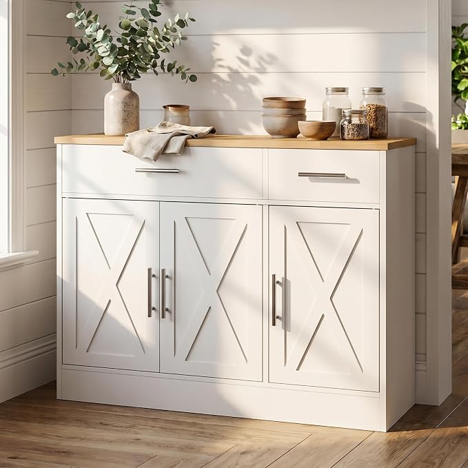SUNLEI Kitchen Buffet Sideboard Cabinet - Image 8