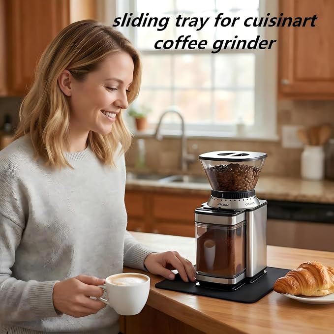Sliding Pad Compatible with Cuisinart Coffee Grinder DBM-8P1- Smooth Glide with - Image 2