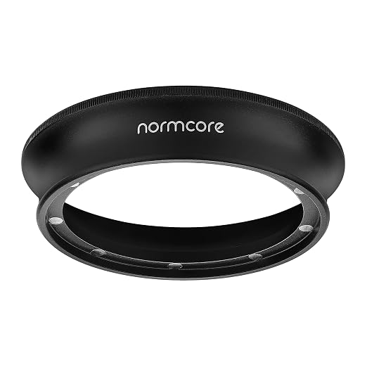 Normcore 57mm Magnetic Espresso Dosing Funnel V2, 18mm Anodized Aluminum Coffee by NORMCORECOFFEETOOLS