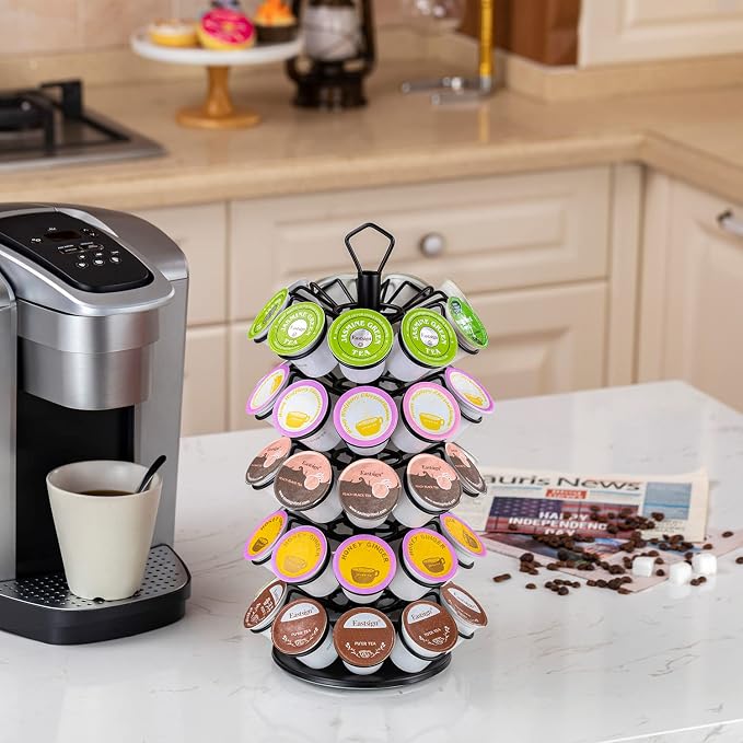 K-Cup Storage Coffee Capsules Pod Holder Carousel Capsule Display Storage - Image 6