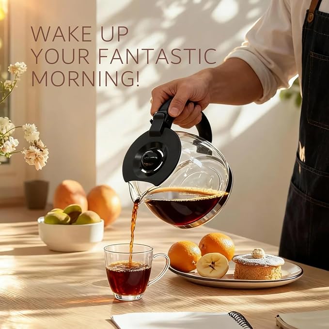 5 Cup Replacement Coffee Carafe, Fits Mr Coffee 5-cups Coffee Machines Model - Image 5