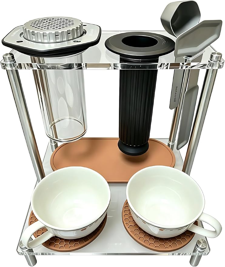 Organizer Stand for AeroPress, Coffee Bar Station, Storage Solution Fits by HAPYCAPY